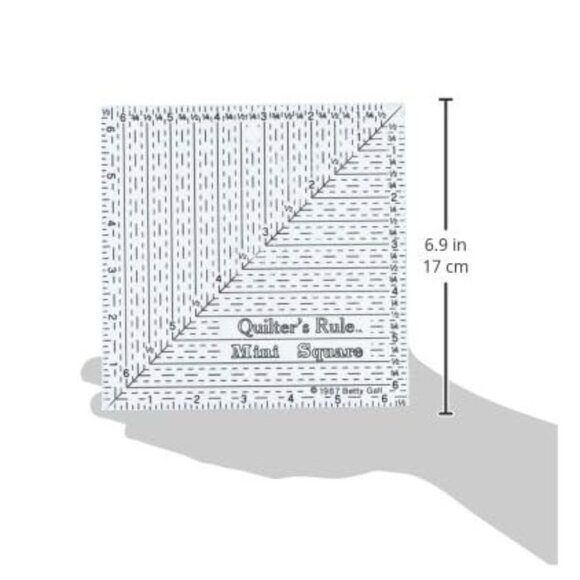 Quilter's Rule - Mini Square 6.5" x 6.5" - Picture 3 of 3